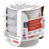 Cambro Round 2 Quart Food Storage Container with Lid, 3 ct