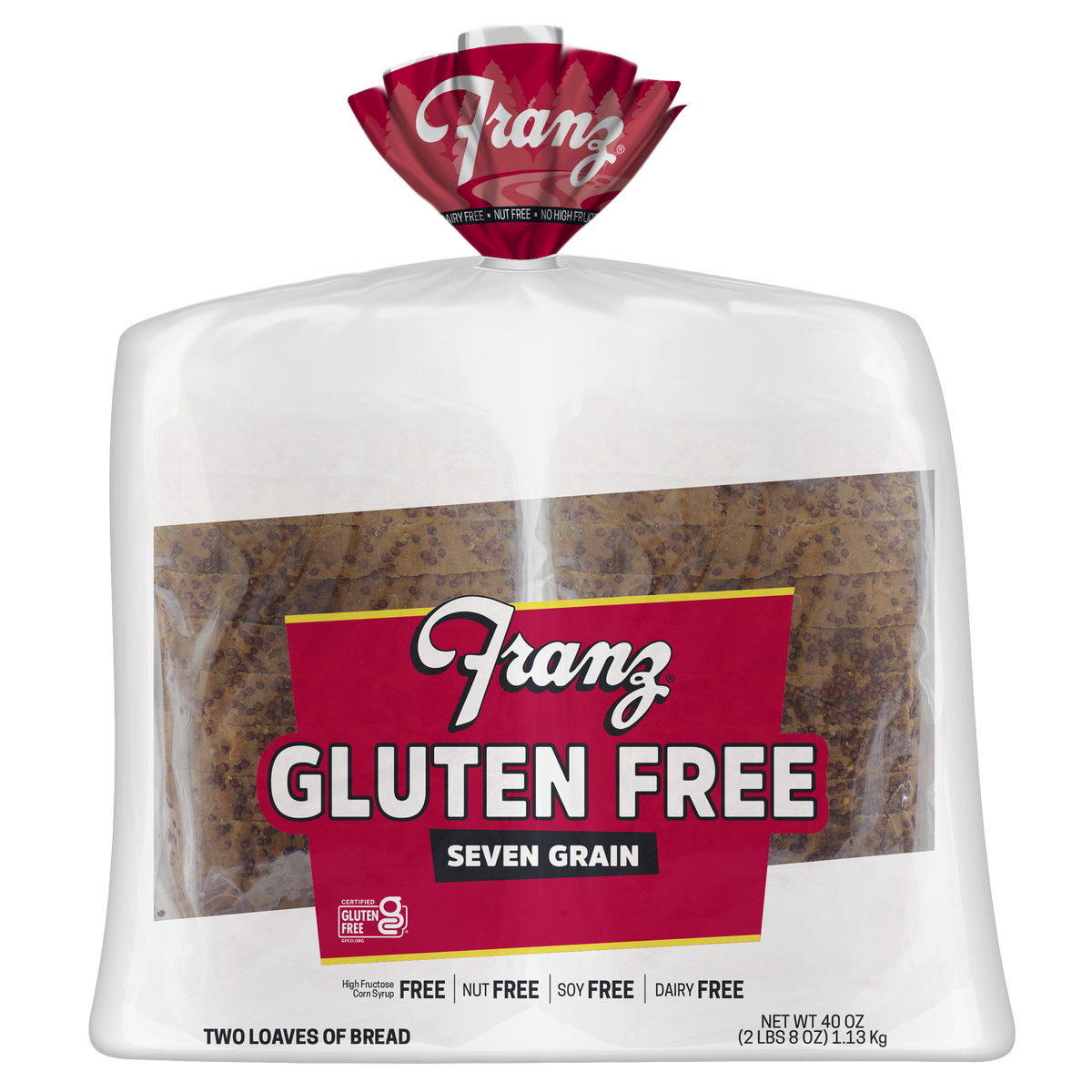 Franz Gluten Free 7 Grain Bread, 20 oz, 2 ct