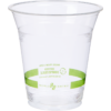 World Centric Compostable Plastic Cold Cups, 12 oz, 200 ct