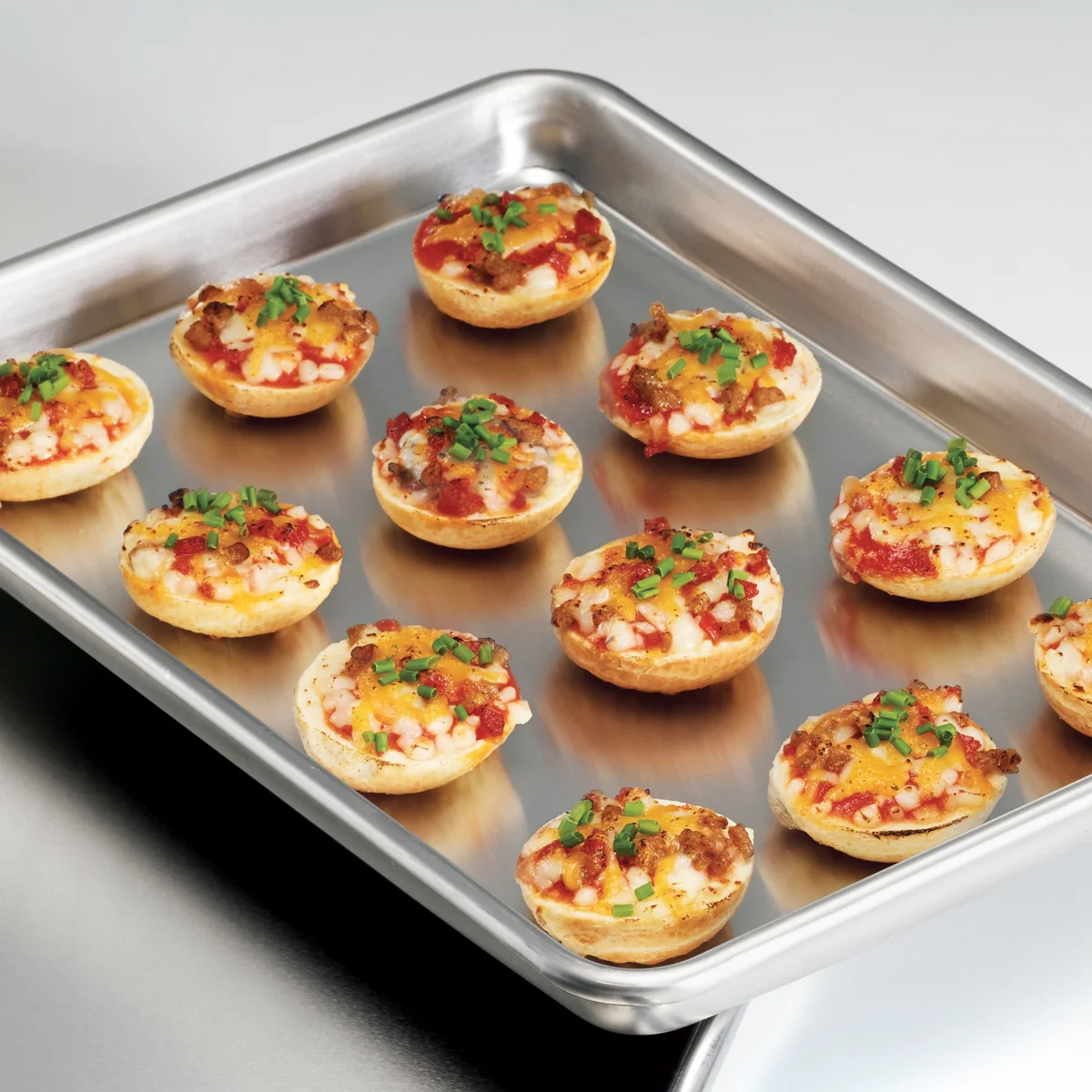 Tramontina Aluminum Baking Sheet Pan, Quarter Size, 9.5"L x 13"W, 3 ct - Image 4