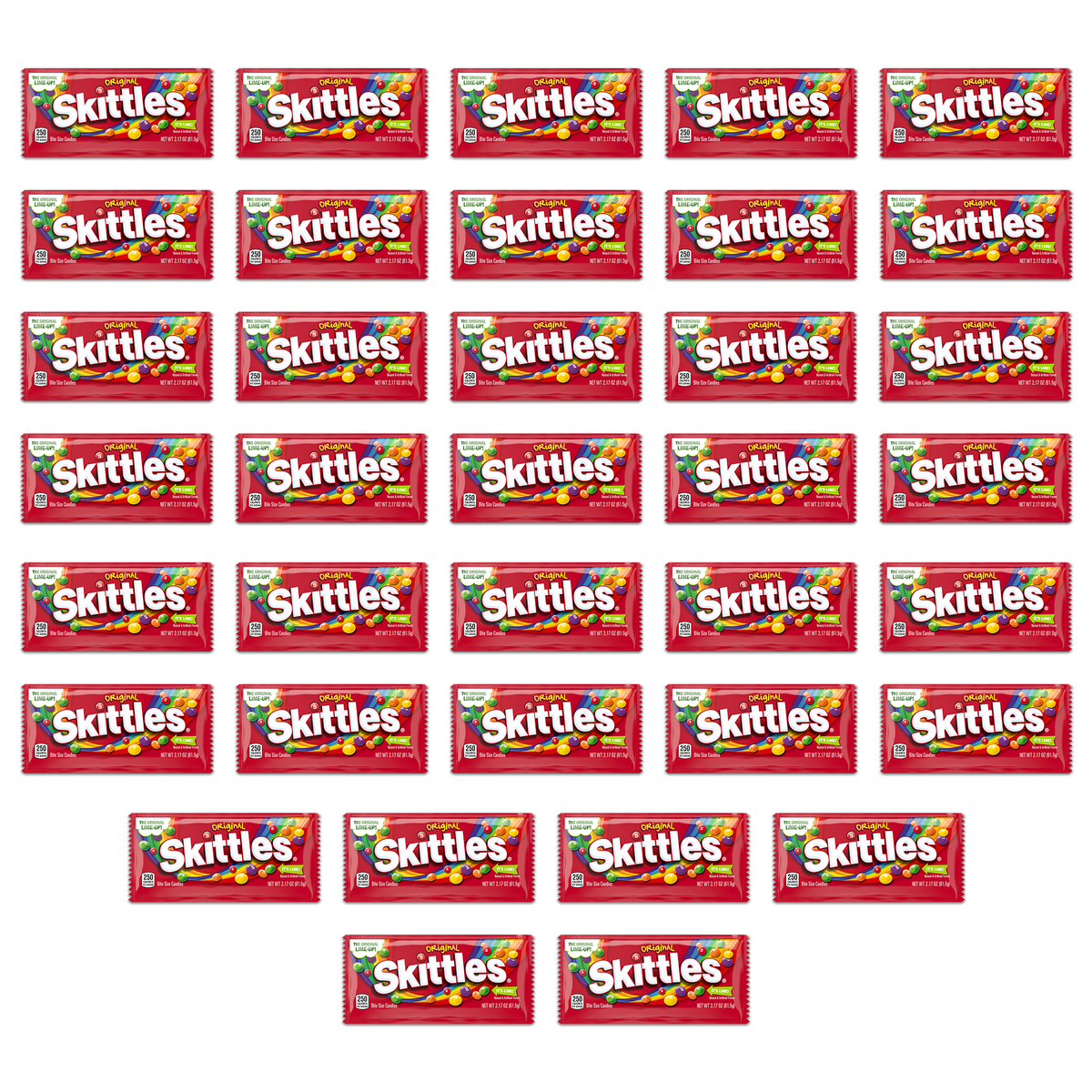 Skittles Original Chewy Candy, Full Size, 2.17 oz, 36 ct - Image 4