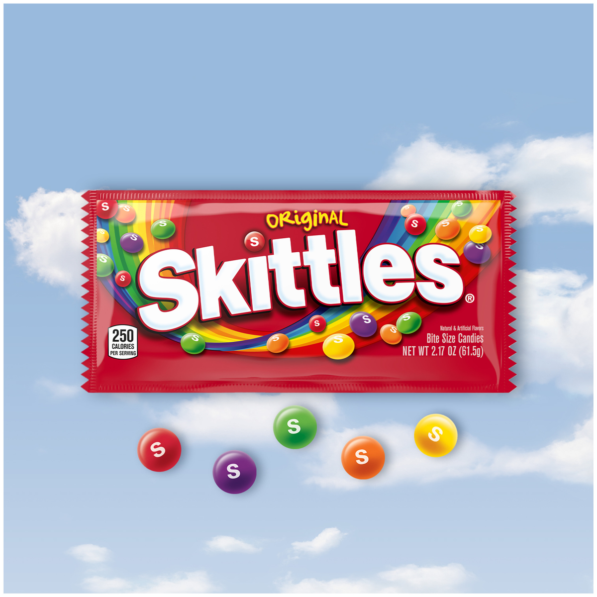 Skittles Original Chewy Candy, Full Size, 2.17 oz, 36 ct - Image 2