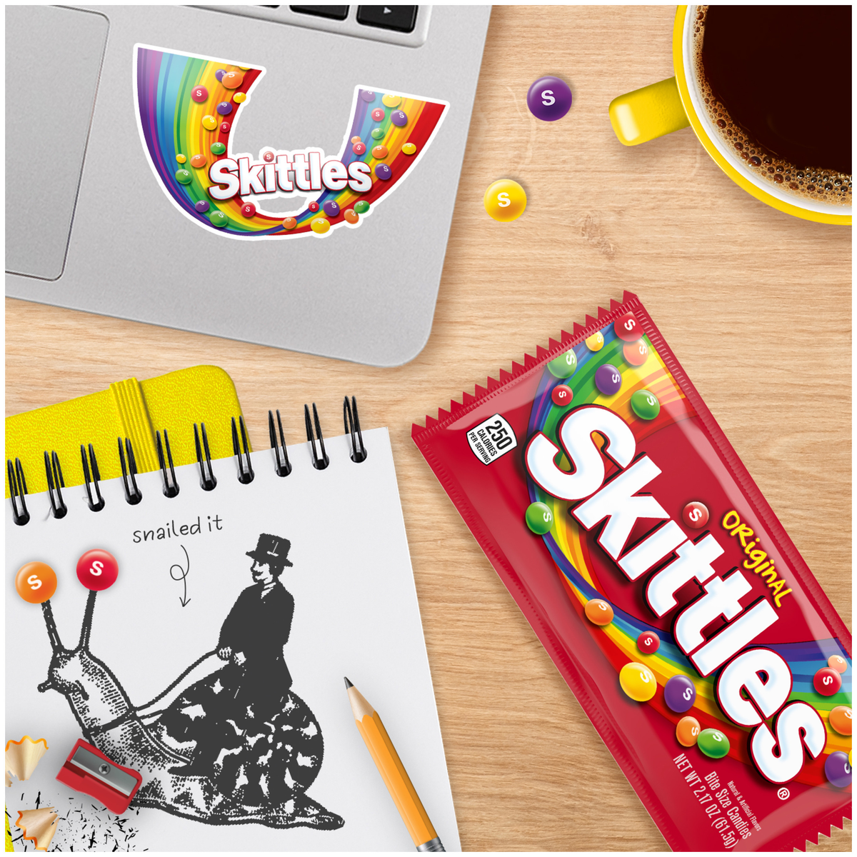 Skittles Original Chewy Candy, Full Size, 2.17 oz, 36 ct - Image 6