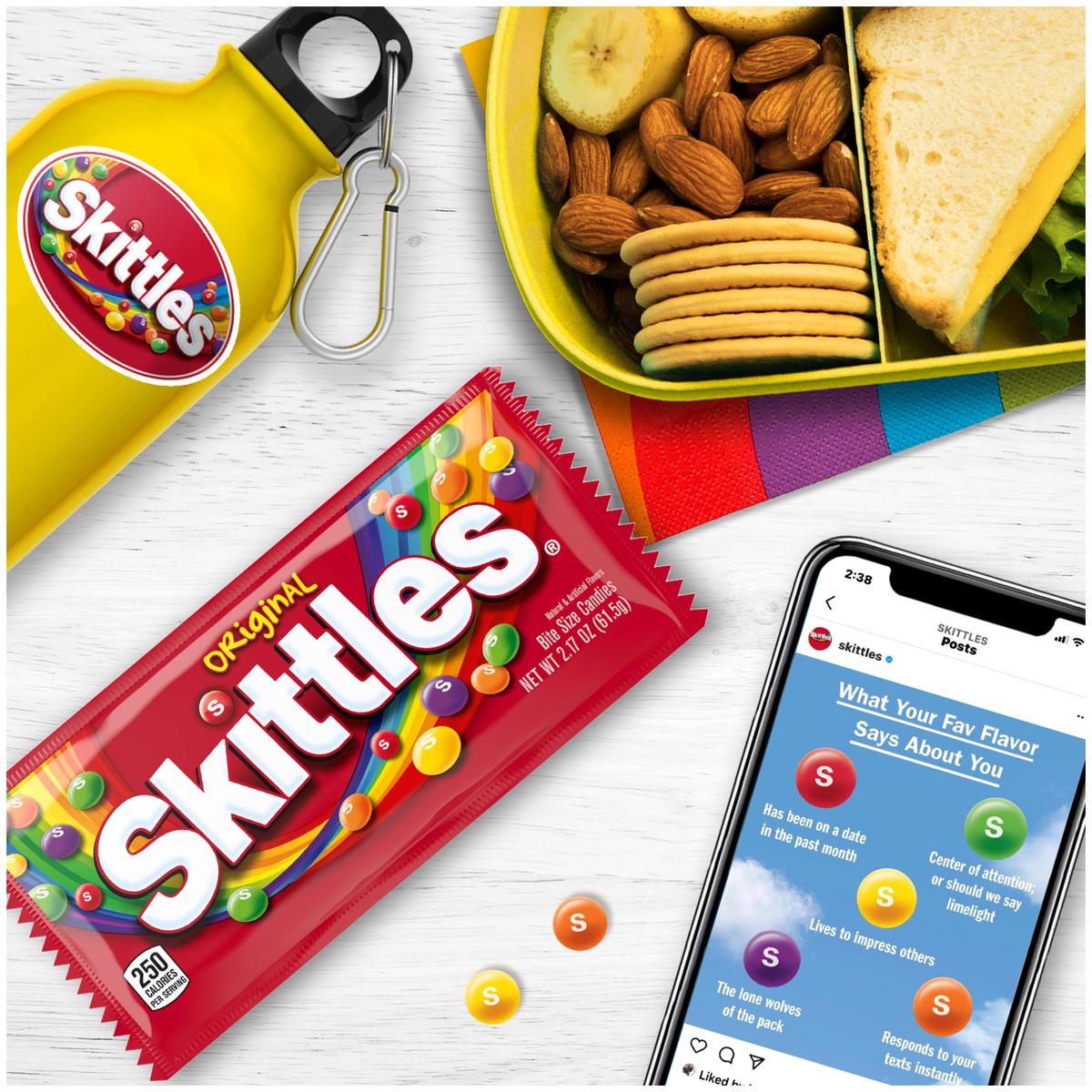 Skittles Original Chewy Candy, Full Size, 2.17 oz, 36 ct - Image 8