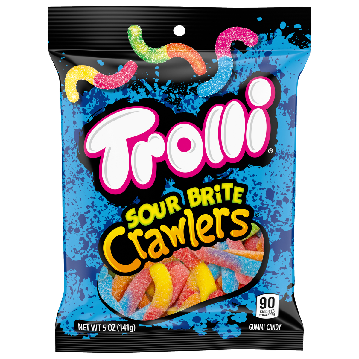 Trolli Sour Brite Crawlers Candy, 5 oz, 16 ct - Image 2