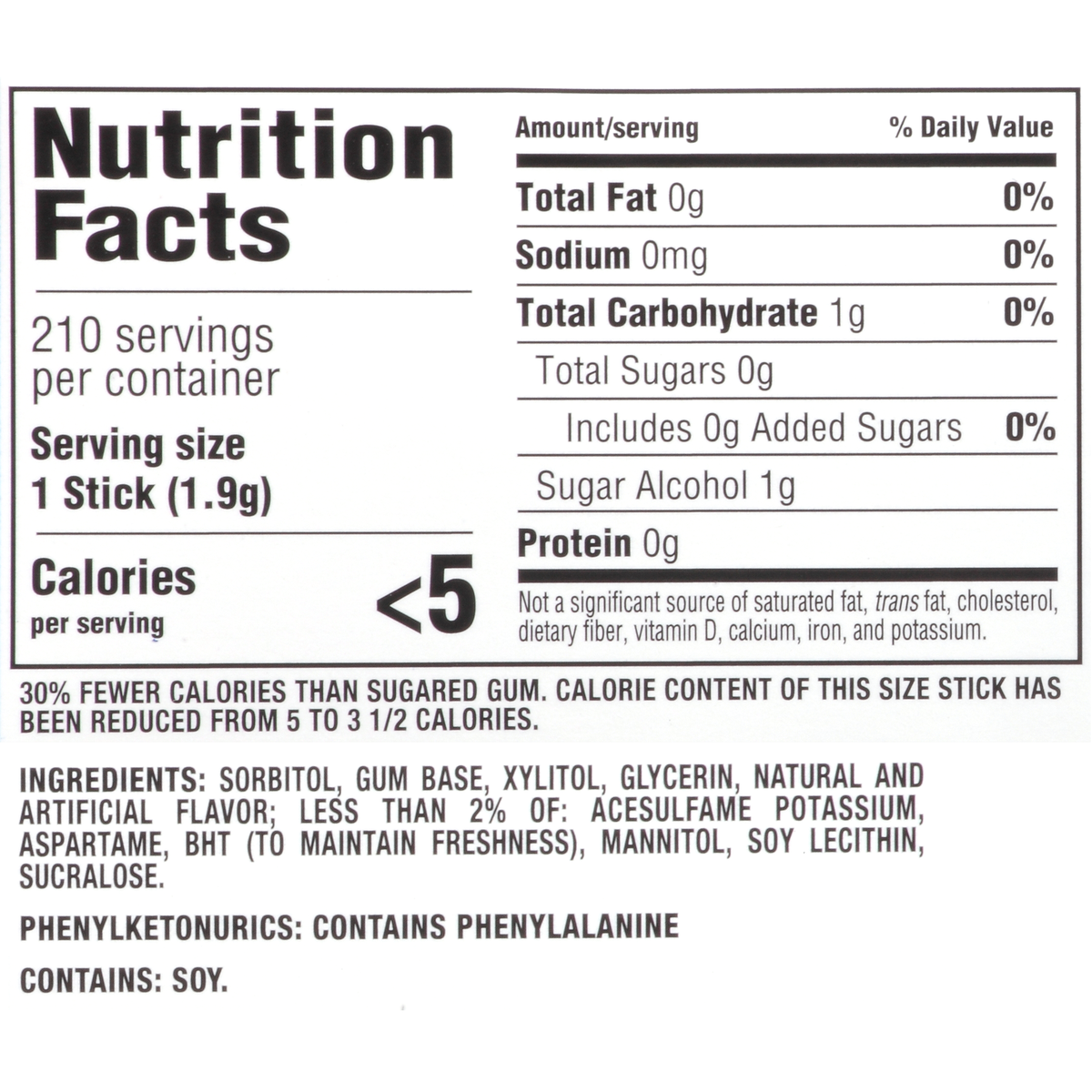 Trident Sugar Free Gum, Original, 14 Pieces, 15 ct - Image 5