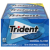 Trident Sugar Free Gum, Original, 14 Pieces, 15 ct