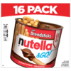 Nutella & Go Hazelnut Spread with Breadsticks, 1.8 oz, 16 ct