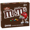M&M'S Full Size Chocolate Candy, Milk Chocolate, 1.69 oz, 48 ct