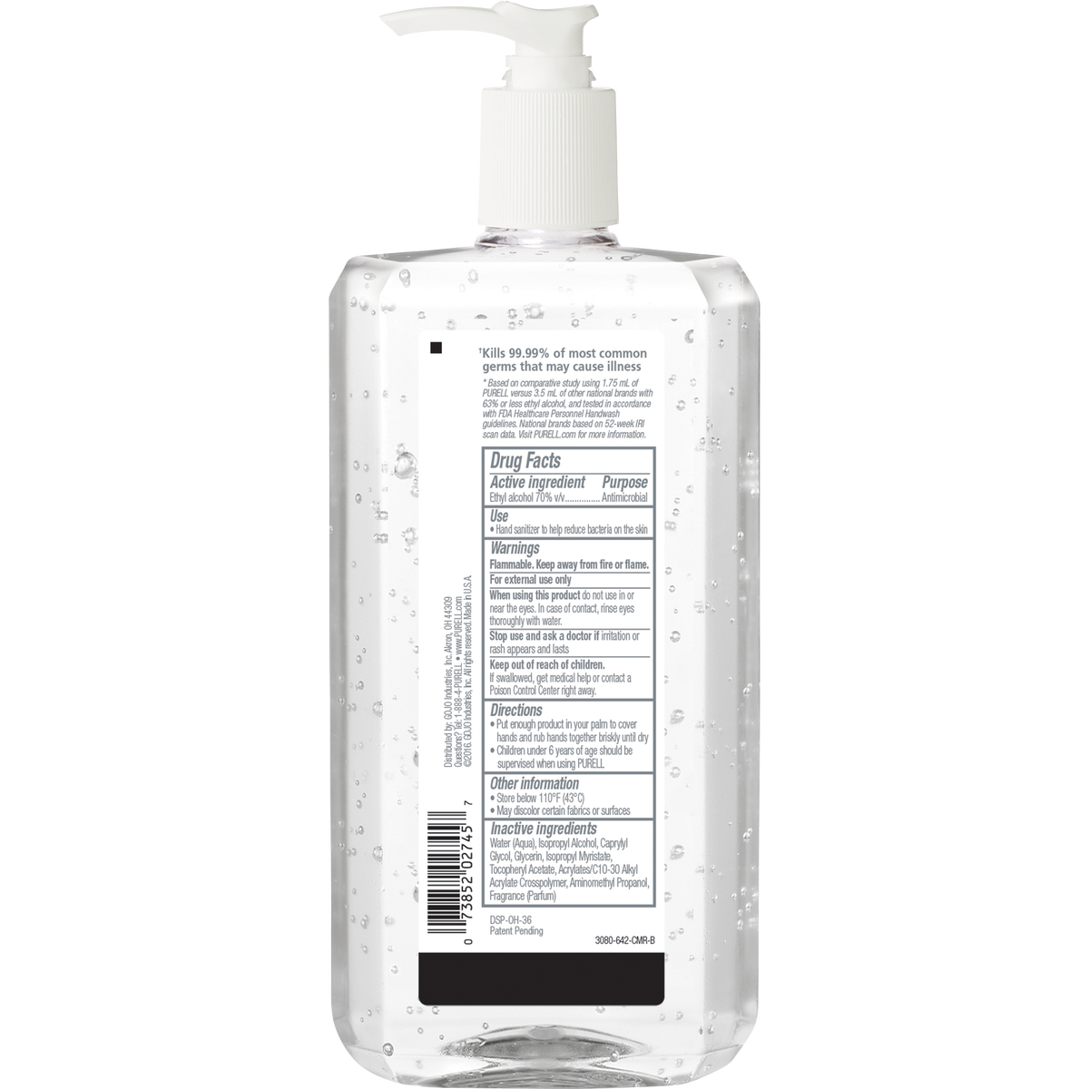 PURELL Advanced Hand Sanitizer Refreshing Gel, 33.8 fl oz - Image 2