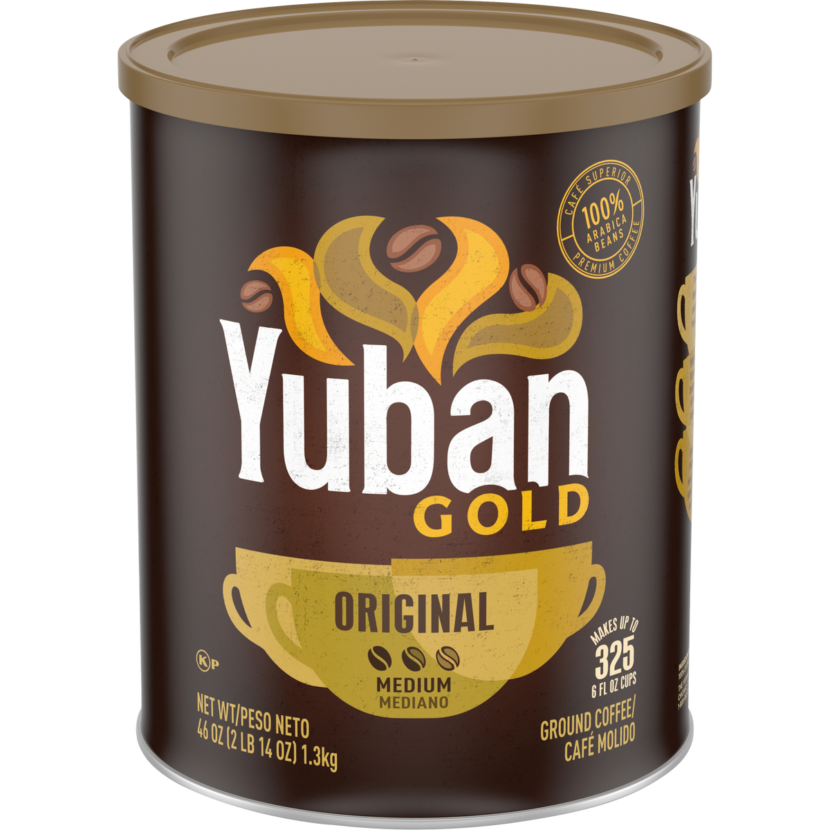 Yuban Gold Original Ground Coffee, Medium Roast, 46 oz