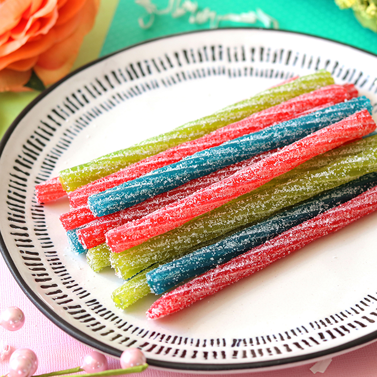 Sour Punch Twists, 6" Individually Wrapped Candy, Assorted Flavors, 180 ct - Image 6