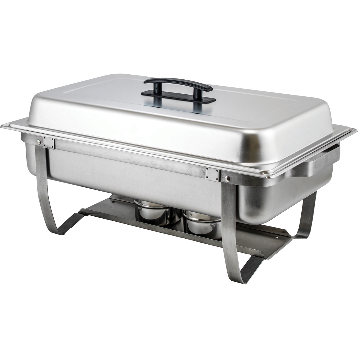 Winco 8 Quart Chafer with Folding Frame, Stainless Steel