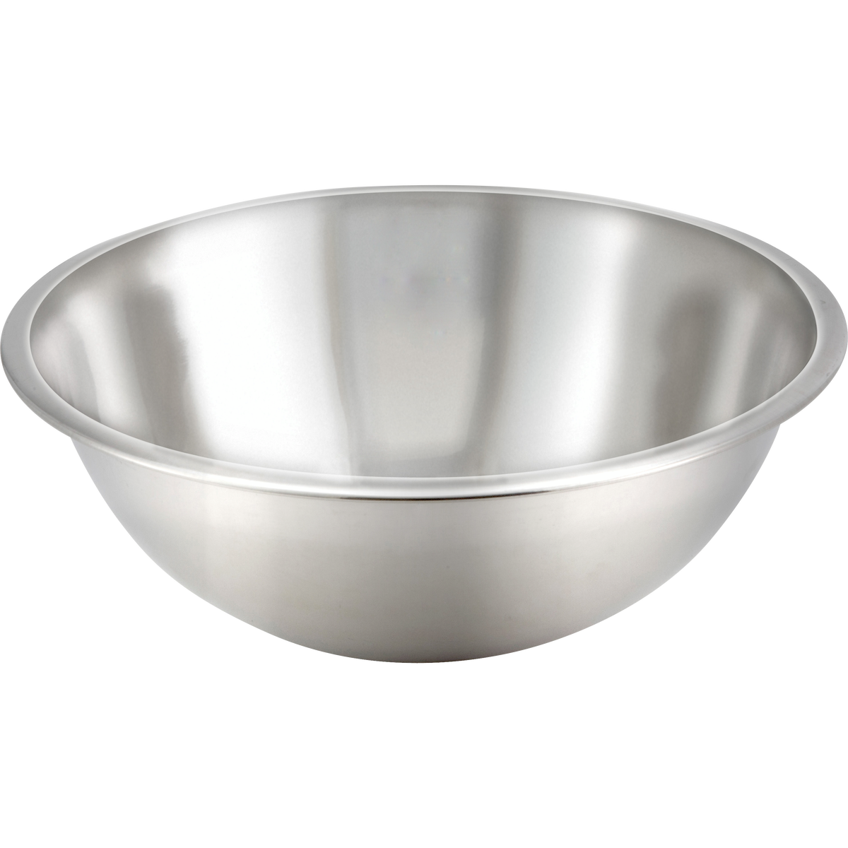 Winco 5 Quart Mixing Bowl, Standard Weight, Stainless Steel
