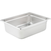 Winco 4" Anti-Jam Steam Pan, Half Size, Stainless Steel