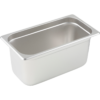 Winco 6" Anti-Jam Steam Pan, Third Size, Stainless Steel