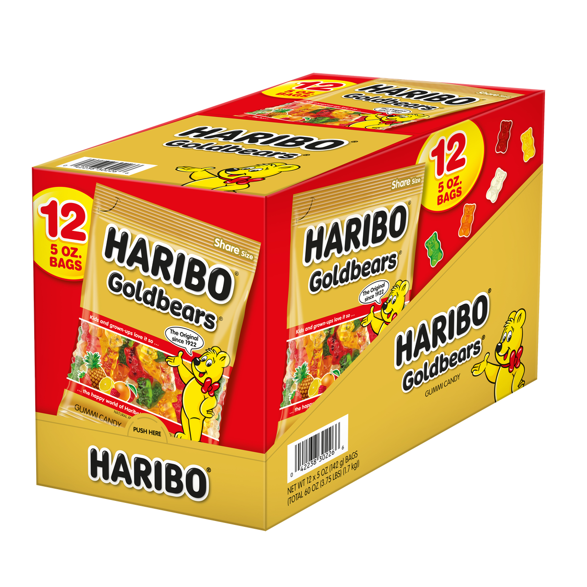 Haribo Goldbears Gummi Candy, 5 oz, 24 ct