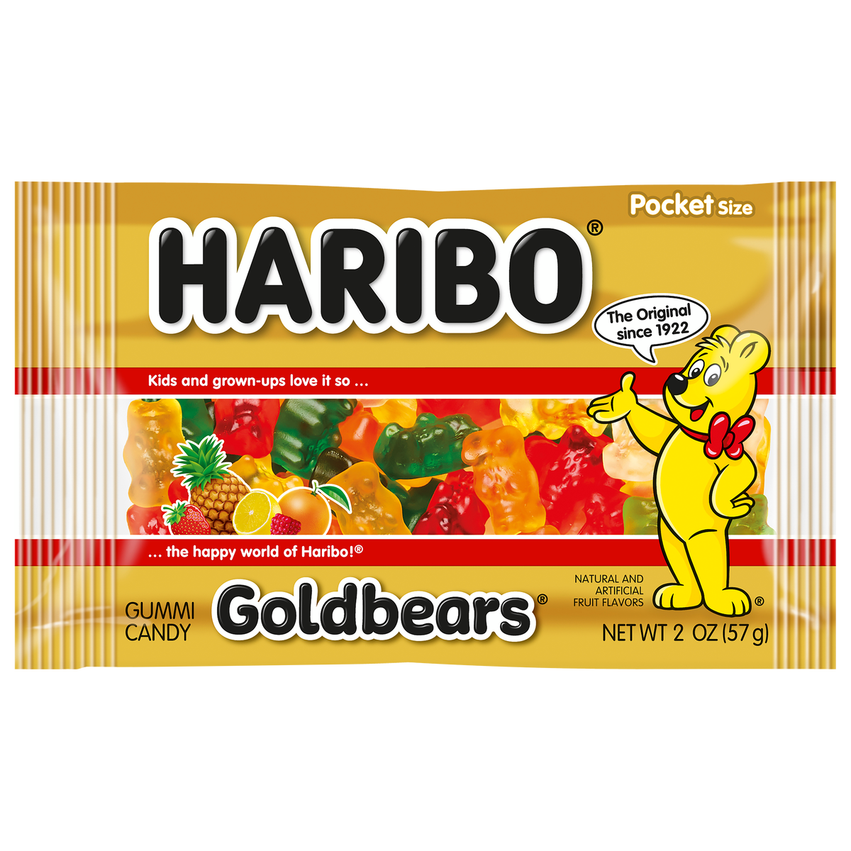 Haribo Goldbears Gummi Candy, 2 oz, 24 ct - Image 2
