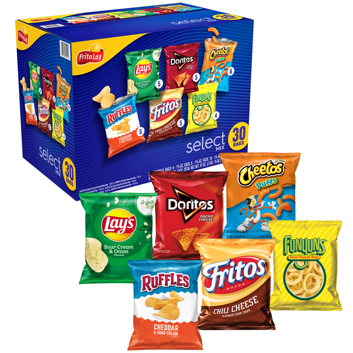 Frito-Lay Select Mix, Variety Pack, 30 ct - Image 3