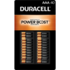 Duracell Power Boost Coppertop Alkaline AAA Batteries, 40 ct