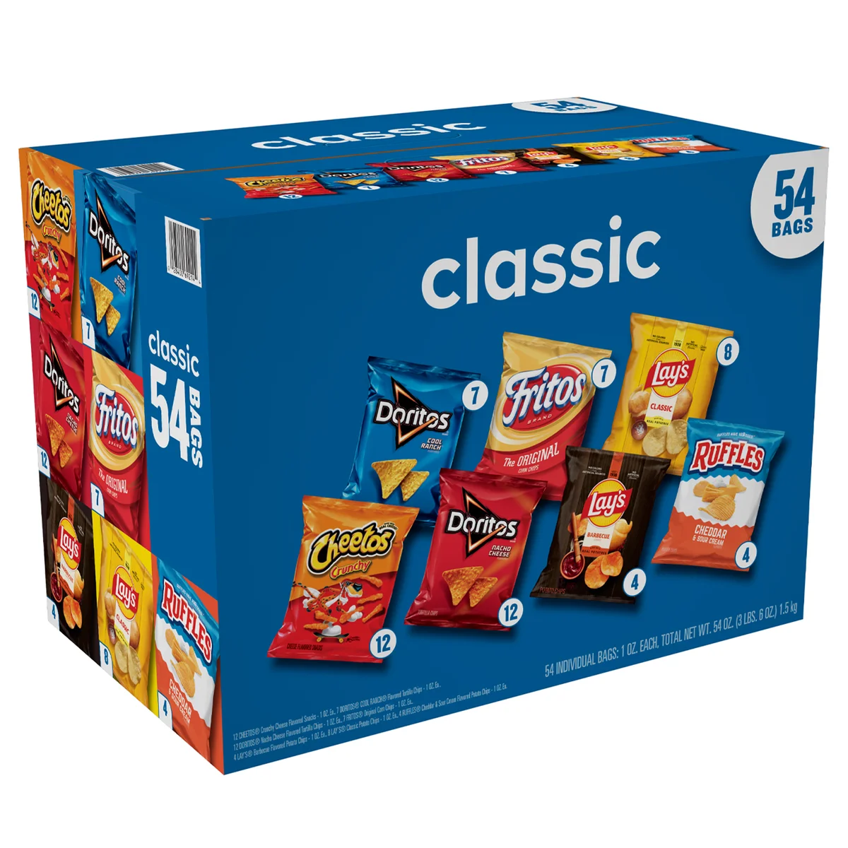 Frito-Lay Classic Mix, Variety Pack, 1 oz, 54 ct - Image 2