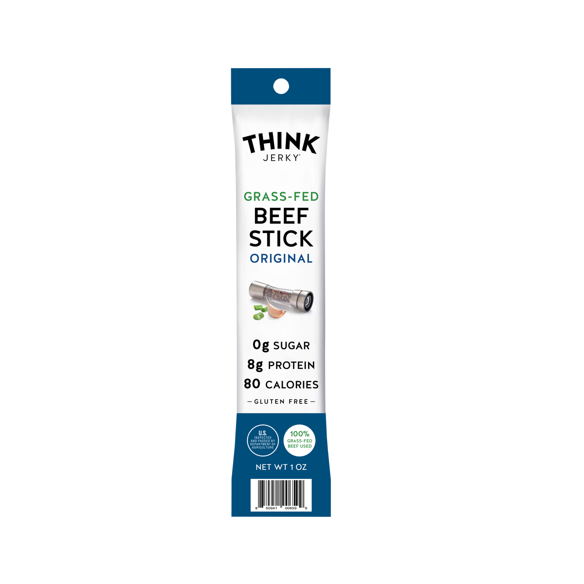Think Jerky Grass-Fed Beef Sticks, Original, 1 oz, 20 ct - Image 2