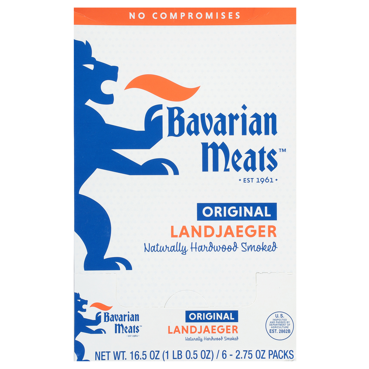 Bavarian Meats Landjaeger, Original, 2.75 oz, 6 ct - Image 2
