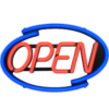 Pro-Lite LED Open Sign with Remote, Multicolor Programmable, 27.5"W x 19.5"H