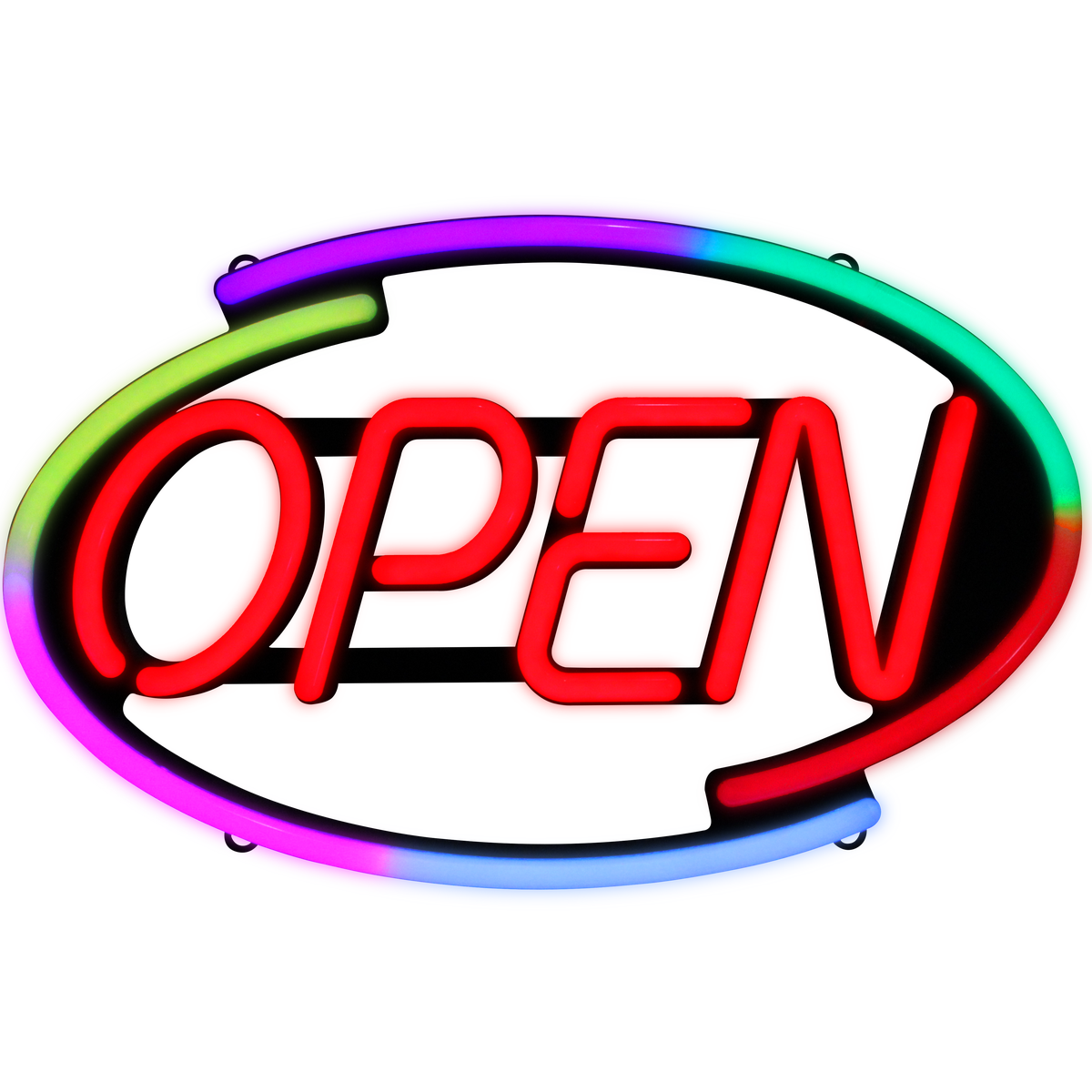 Pro-Lite LED Open Sign with Remote, Multicolor Programmable, 27.5"W x 19.5"H - Image 3