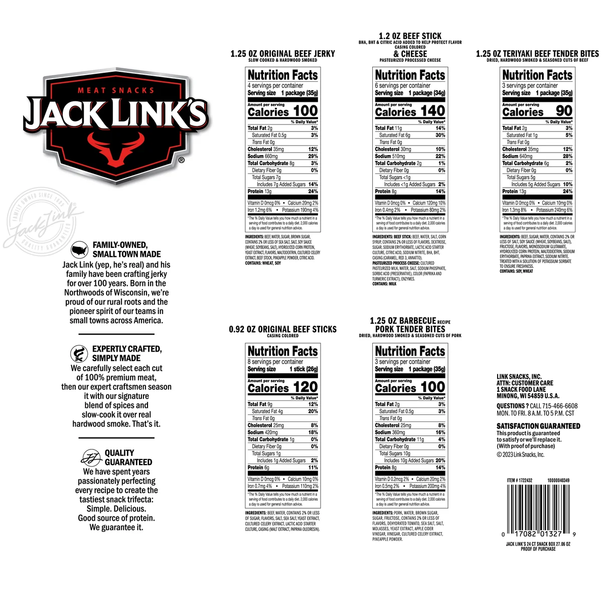 Jack Link's Protein Snack Box, Variety Pack, 24 ct - Image 4