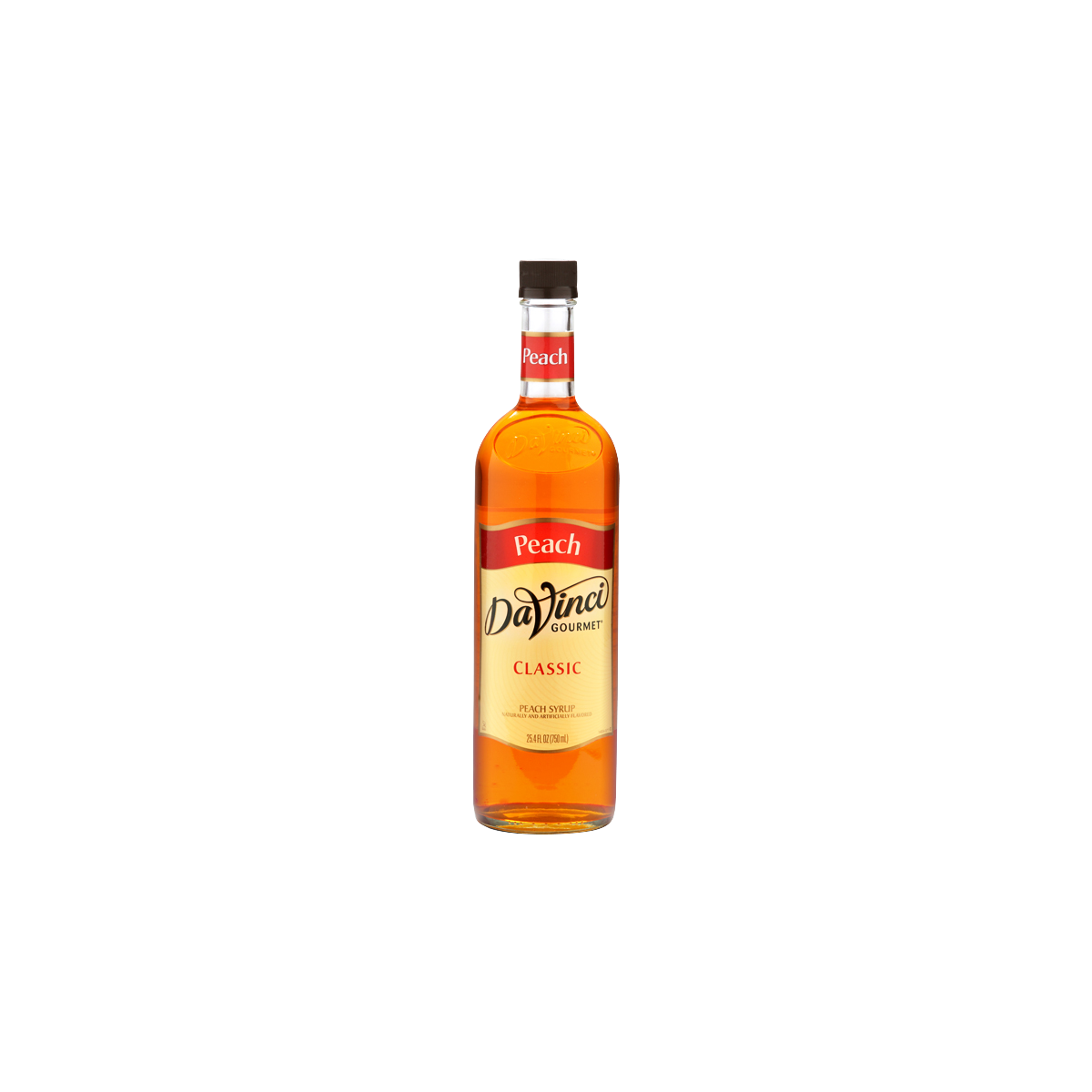 DaVinci Gourmet Classic Syrup, Peach, 25.4 fl oz