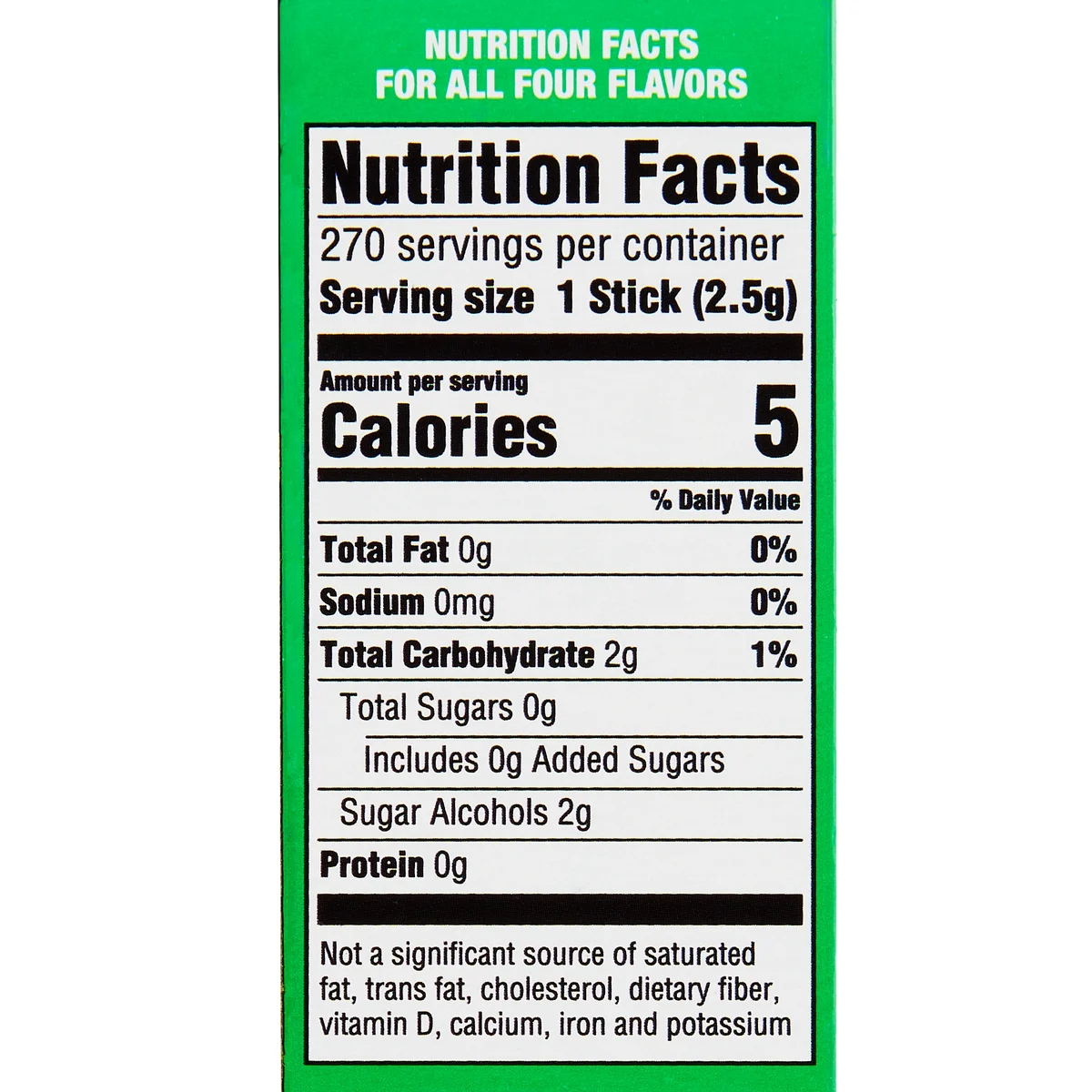 Extra Sugar Free Chewing Gum, Mint Variety Pack, 15 Sticks, 18 ct - Image 4