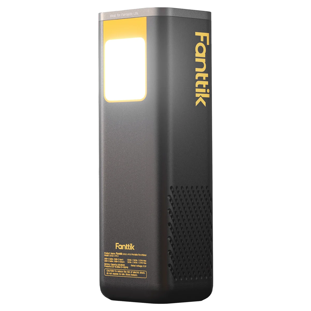 Fanttik S200 APEX Portable Air Pump and Tire Inflator with Power Bank - Image 2