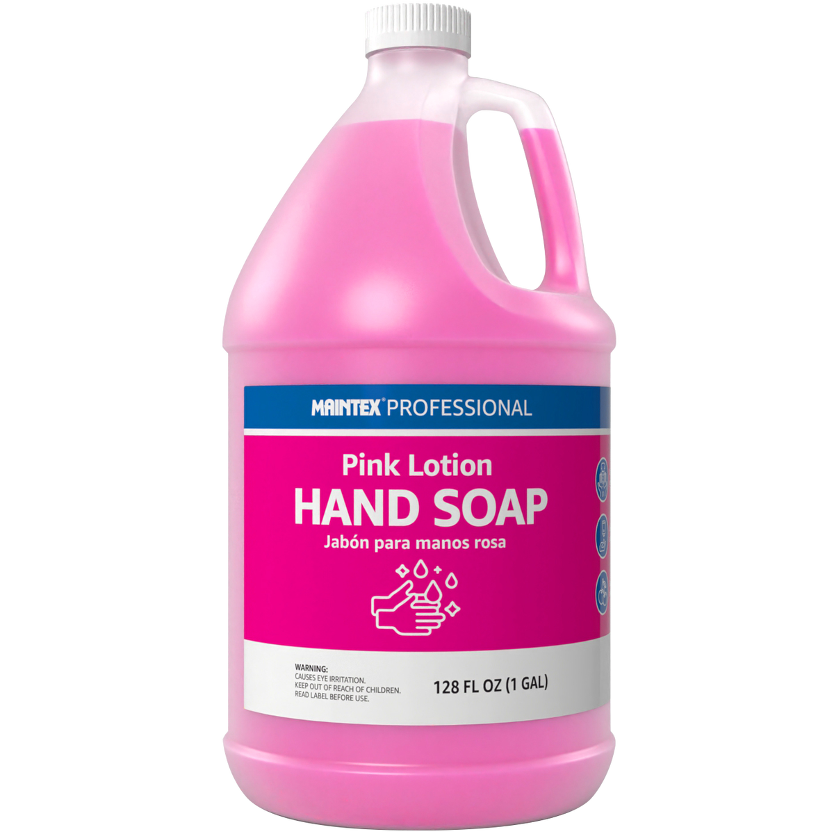 Maintex Professional Pink Lotion Hand Soap, Cherry Scent, 128 fl oz, 2 ct - Image 2