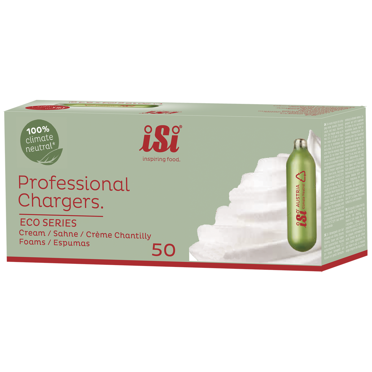 iSi Professional Chargers, Eco Series, 8.4 g, 50 ct - Image 2