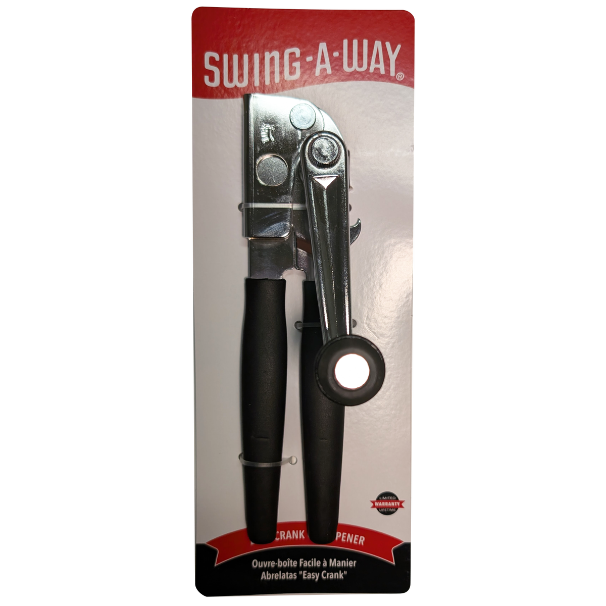 Swing-A-Way Crank Turn Handle Can Opener, Black