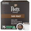 Peet's Coffee Major Dickason's Blend, Dark Roast, Keurig K-Cup Pods, 75 ct