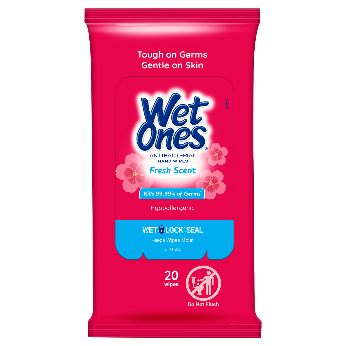 Wet Ones Antibacterial Hand Wipes, Fresh Scent, Travel Packs, 140 Wipes - Image 2