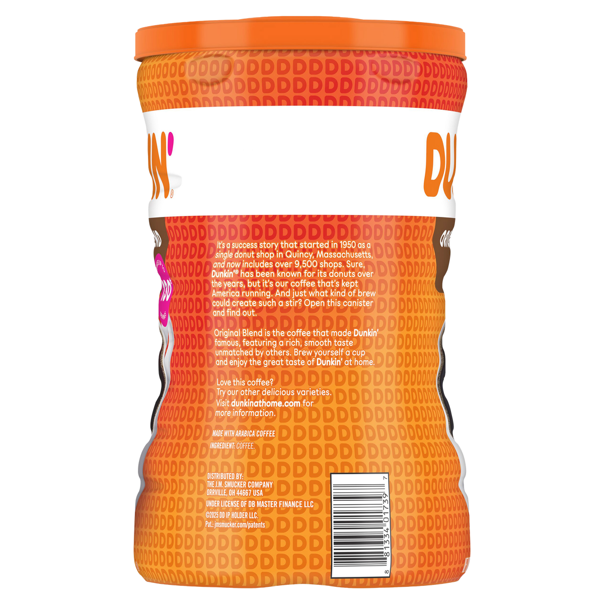 Dunkin' Original Blend Ground Coffee, Medium Roast, 40 oz - Image 2