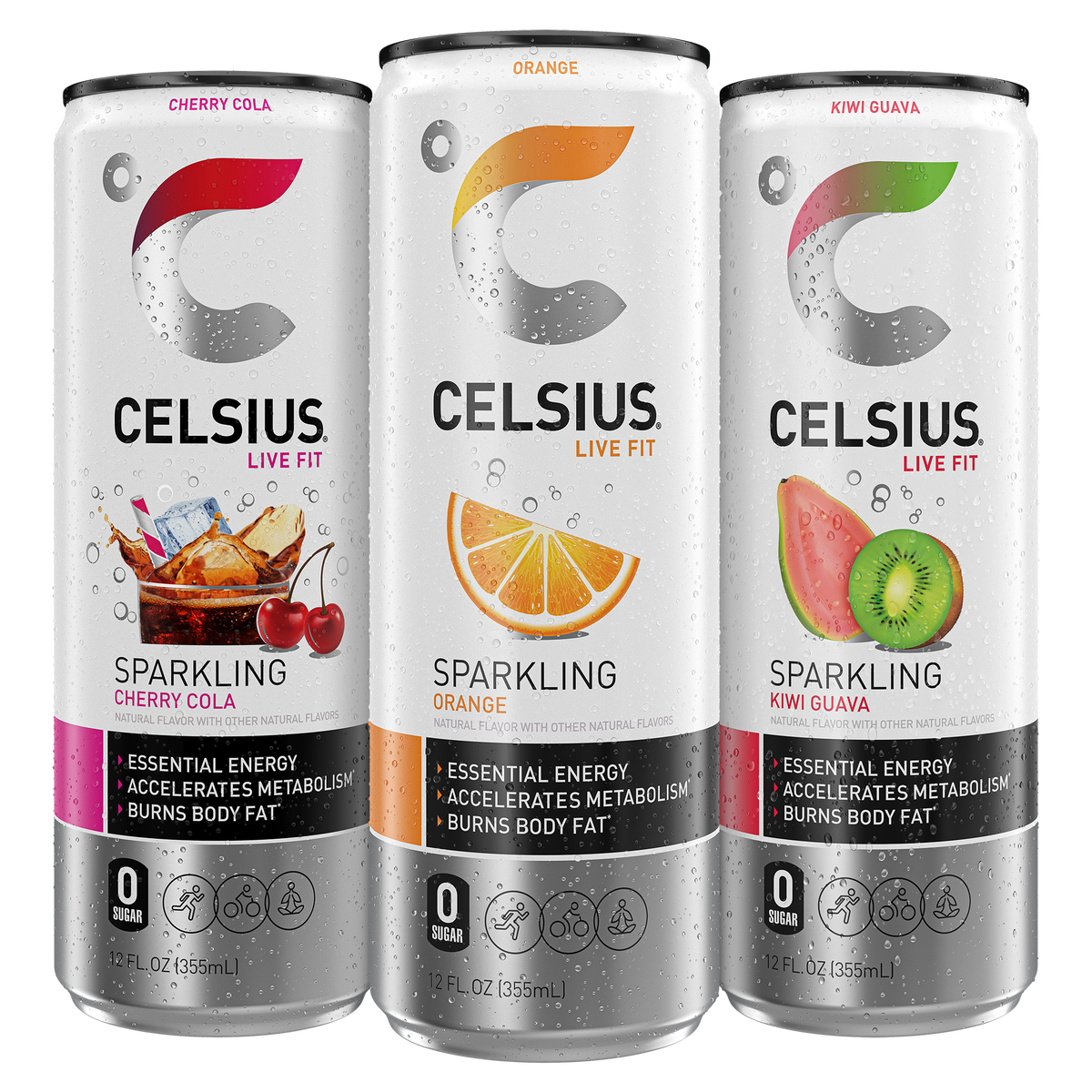 CELSIUS Live Fit Energy Drink, Variety Pack, 12 fl oz, 18 ct