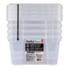 Greenmade InstaView Stackable Storage Bin, 13 Quart, Clear, 4 ct