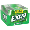 Extra Sugar Free Chewing Gum, Spearmint, Mega Pack, 35 sticks, 6 ct
