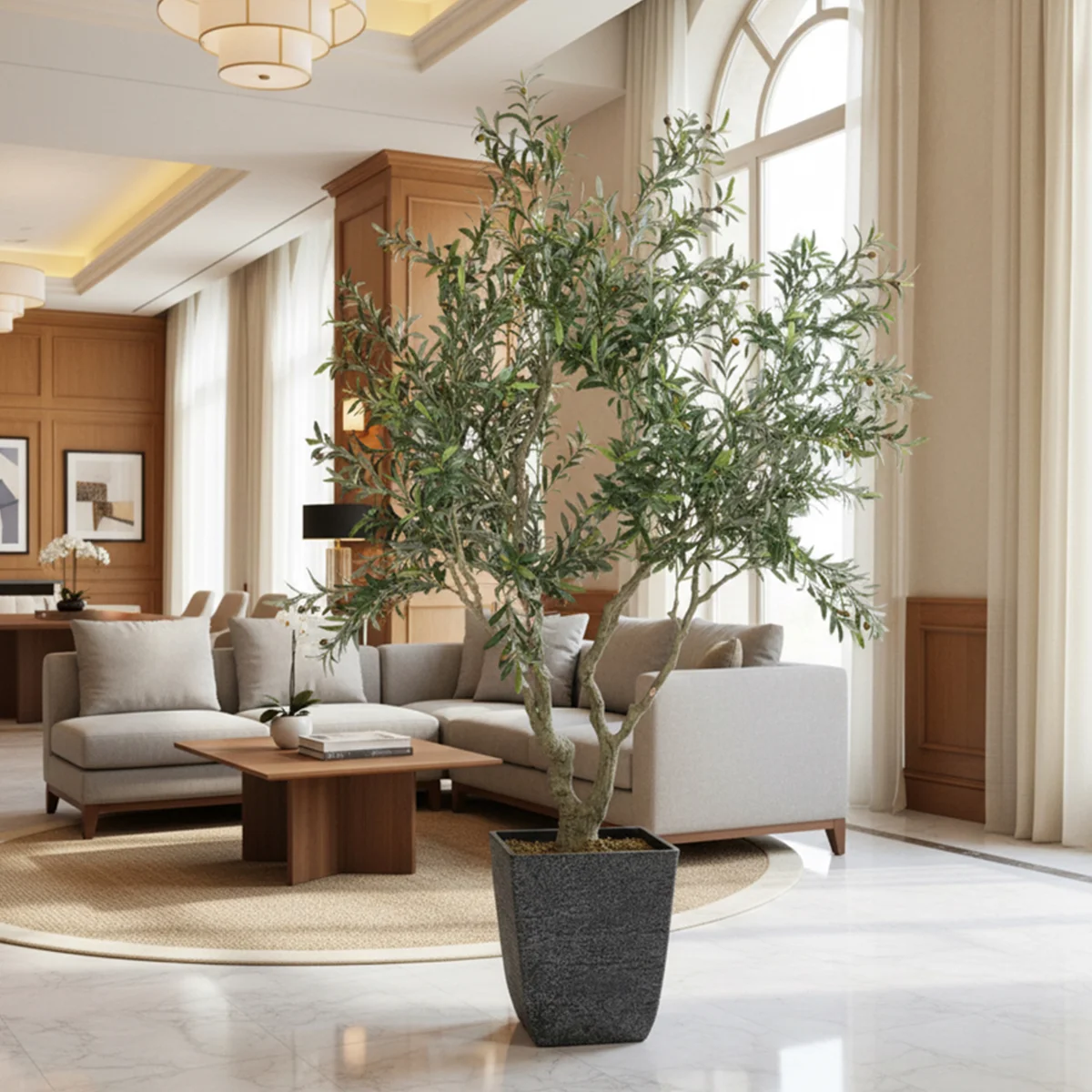 Greenmade 8' Faux Olive Tree - Image 9