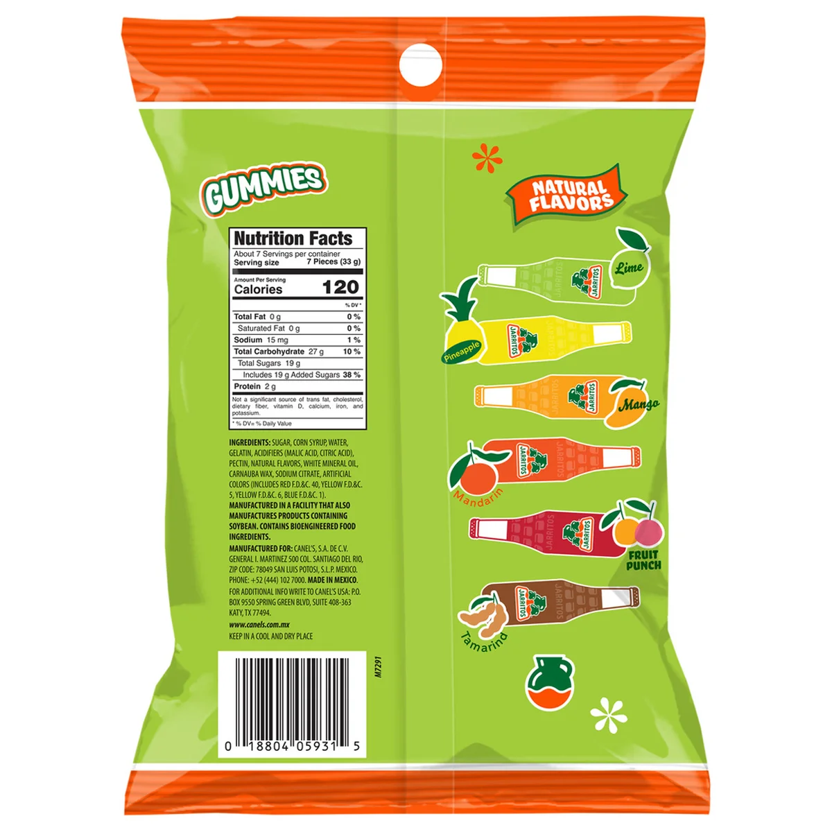 Jarritos Original Gummies, 4 oz, 12 ct - Image 4