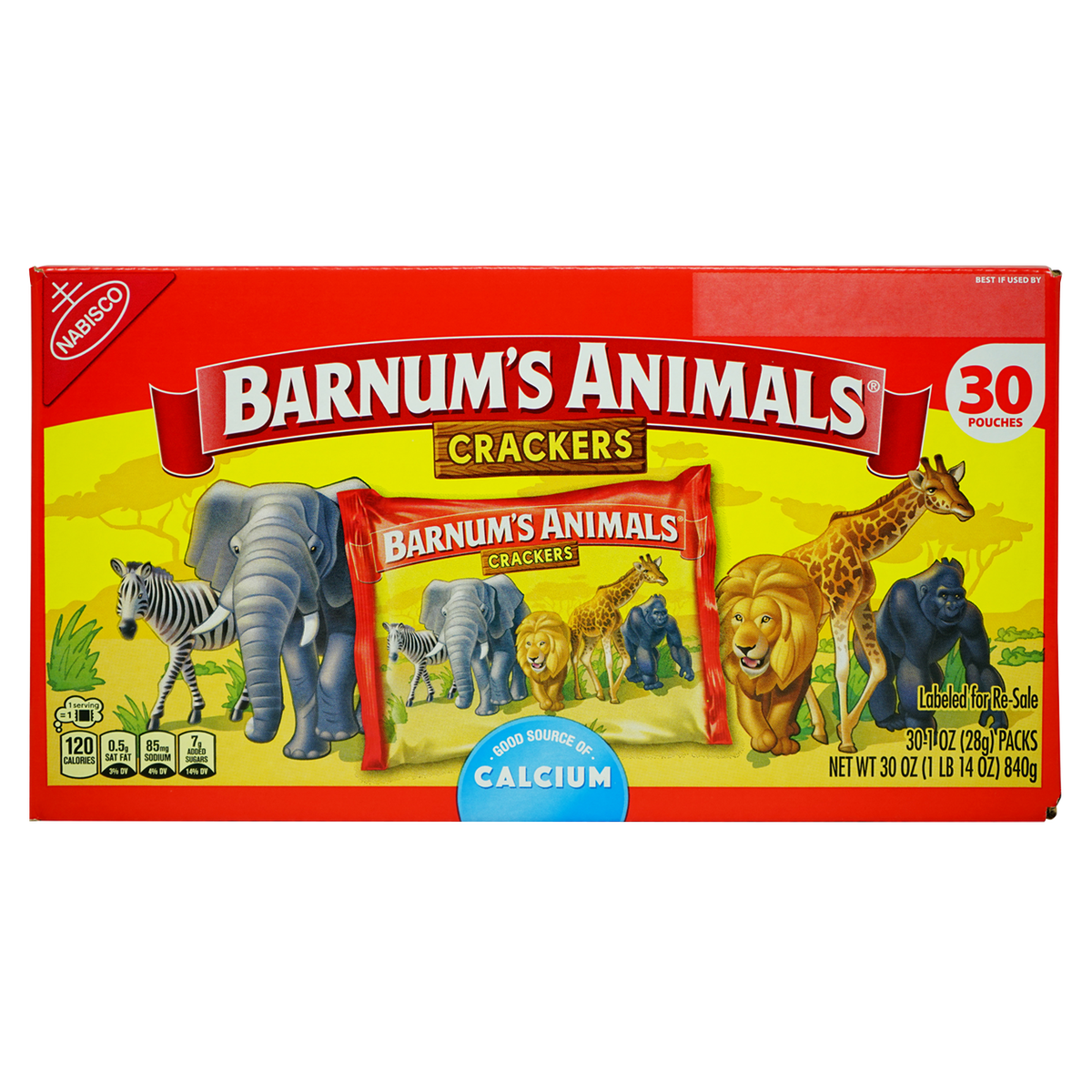 BARNUM'S Animal Crackers, 1 oz, 30 ct