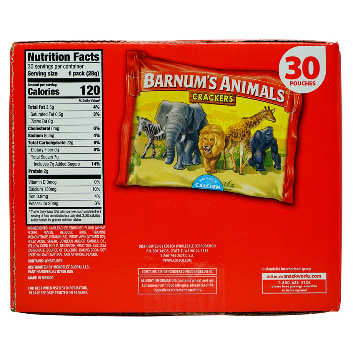 BARNUM'S Animal Crackers, 1 oz, 30 ct - Image 4