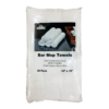 Nouvelle Legende Bar Mop Towels, White, 25 ct