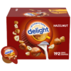 nternational Delight Liquid Coffee Creamer Singles, Non-Dairy, Hazelnut, 0.44 fl oz, 192 ct