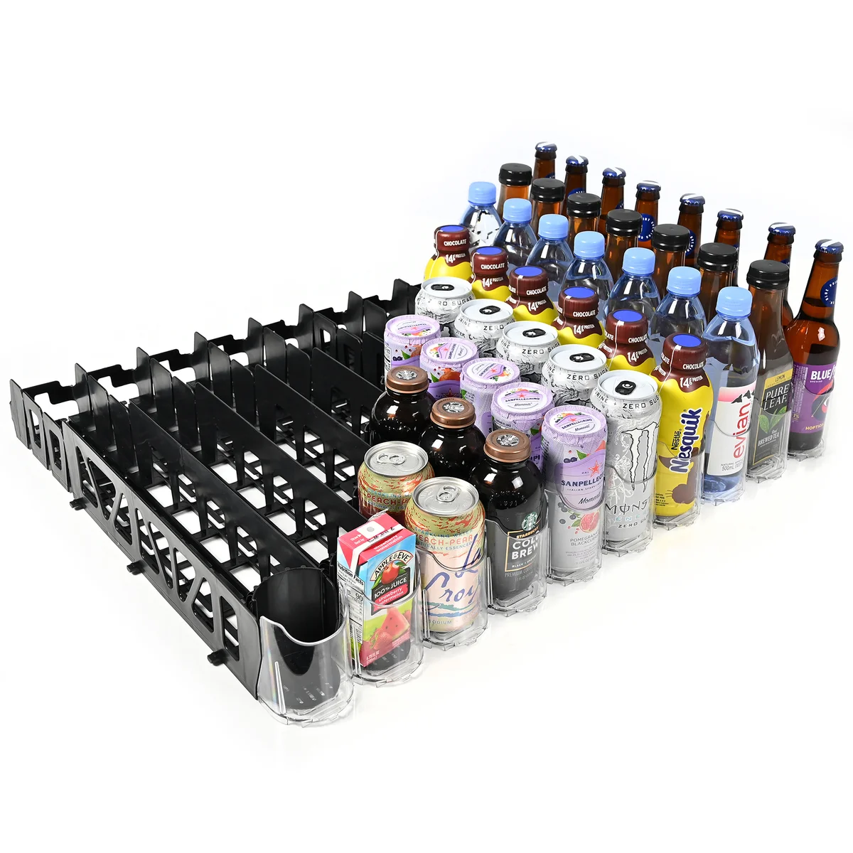 Visi-FAST Self-Pushing Drink Organizers, 12-16 oz, 2 ct - Image 3