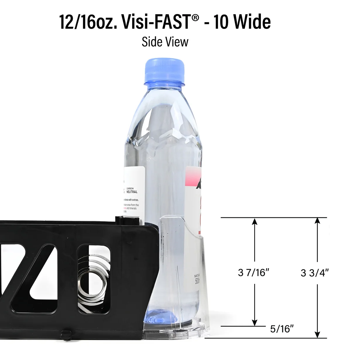Visi-FAST Self-Pushing Drink Organizers, 12-16 oz, 2 ct - Image 5